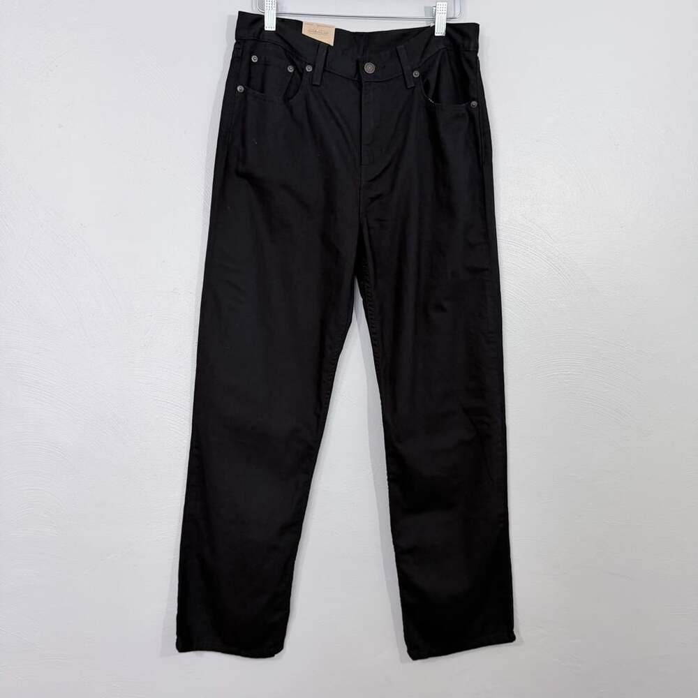 Levi's Low Pro Jeans Size 29x30 Black Straight Leg Pants NWT